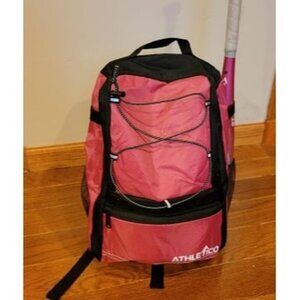 New Youth Baseball Bag - Bat Backpack for Baseball, T-Ball & Softball Equipment